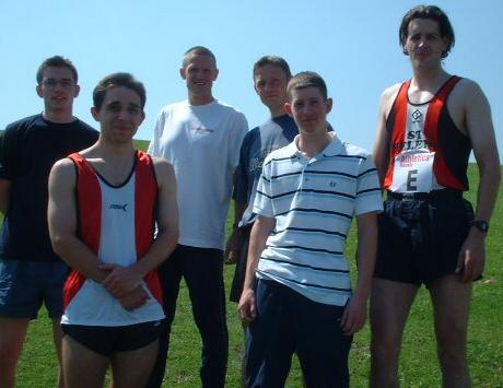 Alan Gergahty, Richard Farrar, Ray Vose, Dave Vose, Barry Cunliffe and Phil 